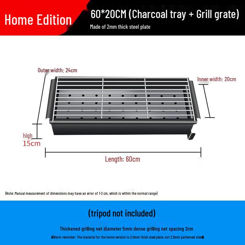 Jundingying Portable Charcoal BBQ Grill