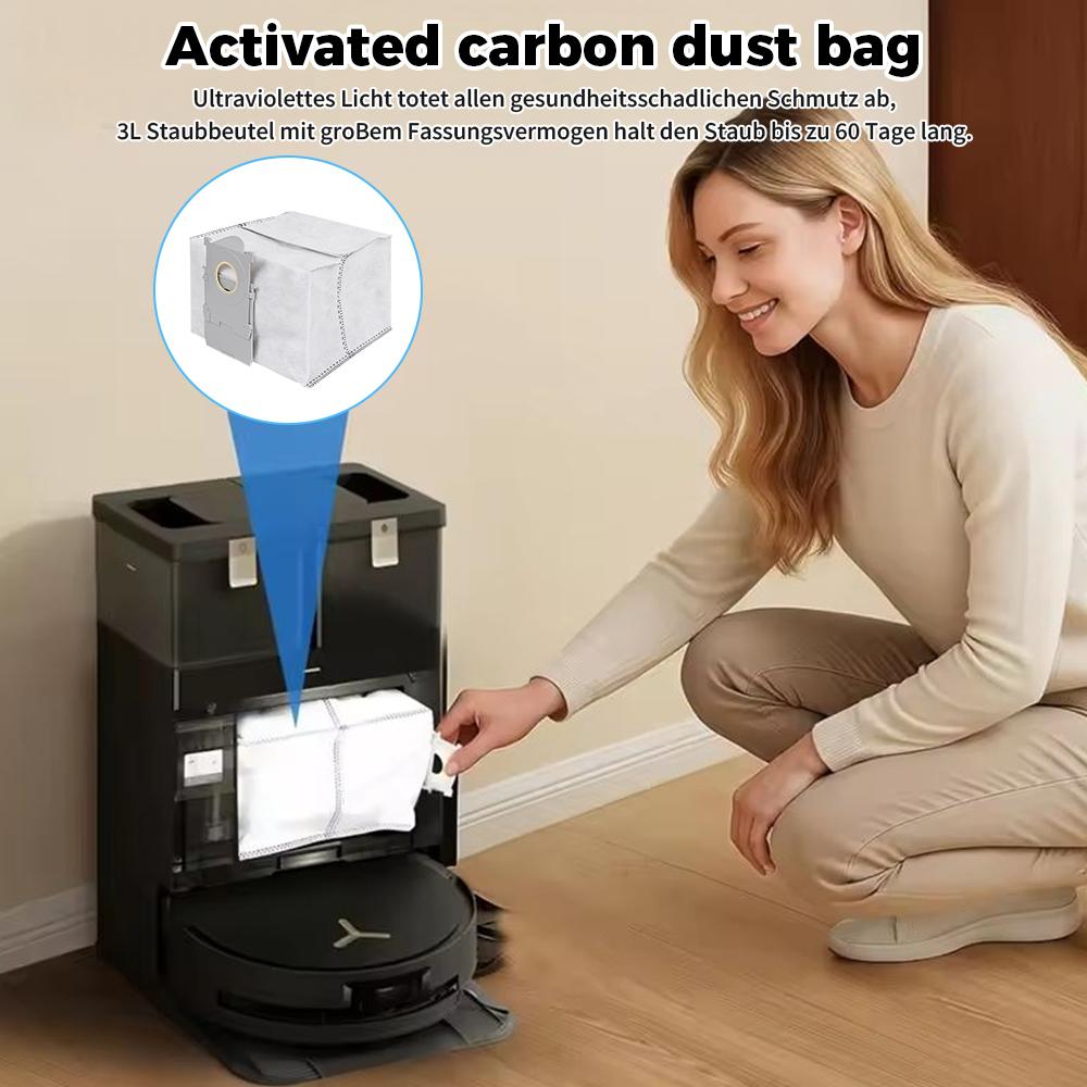 For ECOVACS T50 PRO OMNI / T50 OMNI /T50 OMNI GEN 2 /T50 Pro OMNI GEN 2 Robot Vacuum Parts Main Side Brushes Mop Cloths HEPA Filters Dust Bags