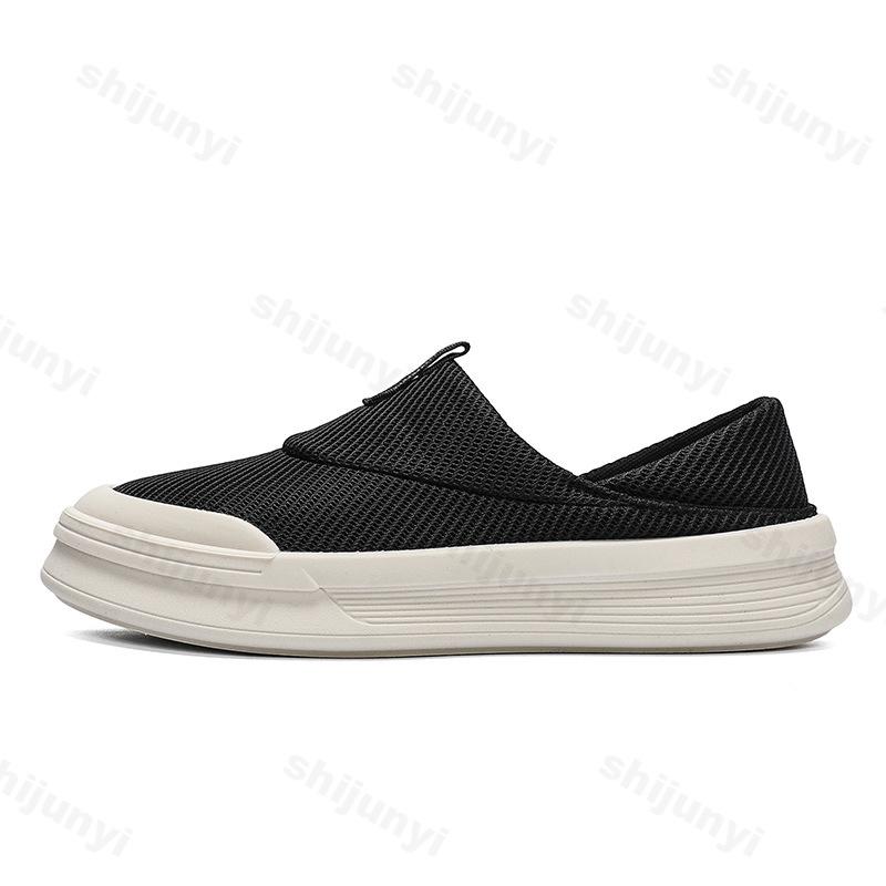 Autumn Men Casual Shoes 2025 Breathable Soft Fabric Leisure Men Loafer Sneakers Comfort Low-top Non-slip Sneakers Footwear