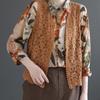 Gilet da donna ampio lavorato all'uncinetto estivo nuovo grasso MM gilet vuoto cardigan esterno marea