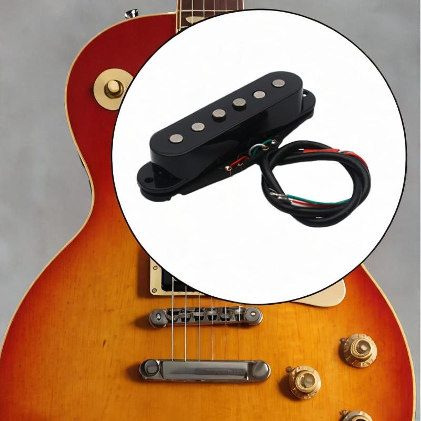 

Alnico 5 Humbucker Электрогитара Звукосниматели Single Coil Prewired Noiseless Pickup Set для DIY