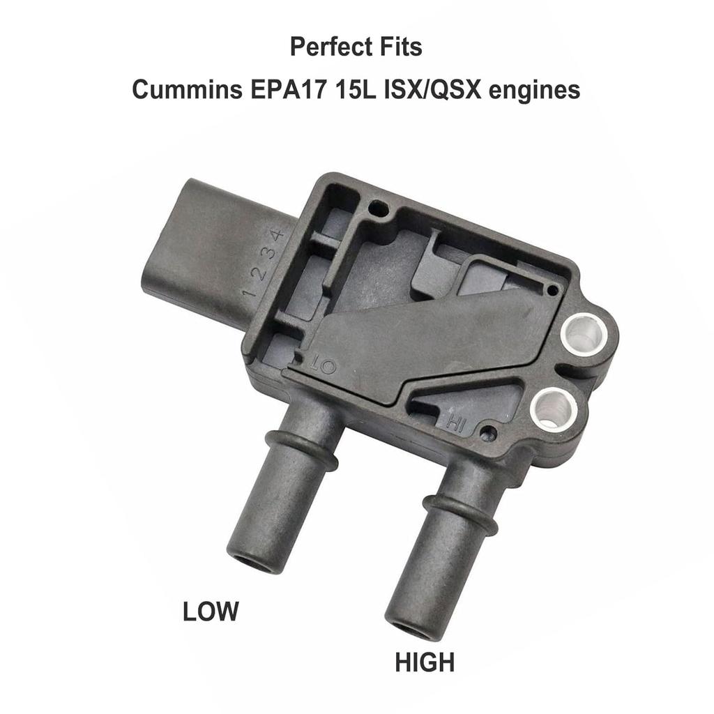5492073 DFN 4358994 5MPP2-10 Differential Pressure Sensor fits Cummins EPA17 15L ISX/QSX Engines