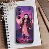 Nezuko I-Kamado Phone Case For Samsung Galaxy A73,A21s,A22,A31,A52,A53,A71,A41Soft Black Shell