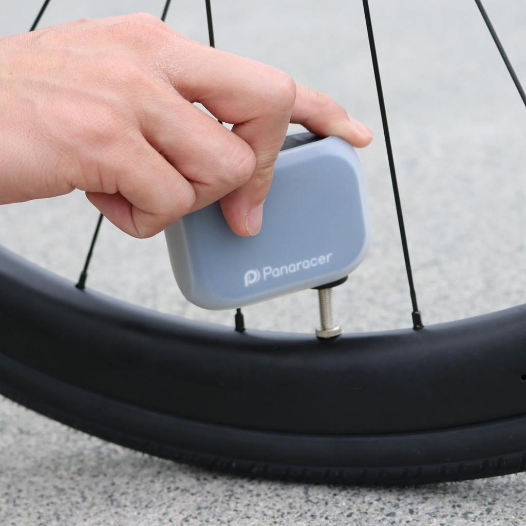 Panaracer Electric Bicycle Pump with Extension Hose and Silicone P-Pump Case, US/French Compatible, BEP-01B