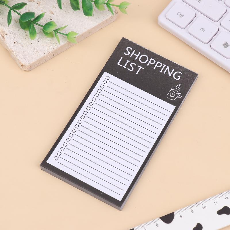 פנקס תזכורות מגנטי לוח הודעות למקרר פנקס קריעה נייד מתכנן תזכורות רשימת קניות לבית משרד בית ספר