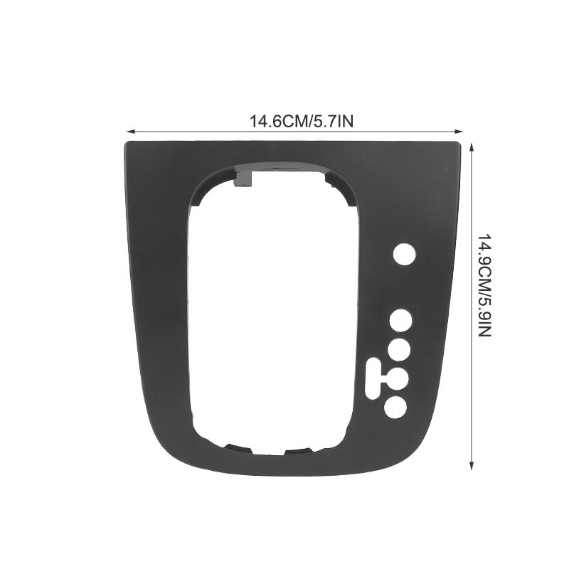 Matte Black DSG Shift Base Frame Trim LHD RHD For VW MK5 Golf GTI / R32, MK5 Jetta GLI, MK6 Golf GTI / R, New Scirocco MK3