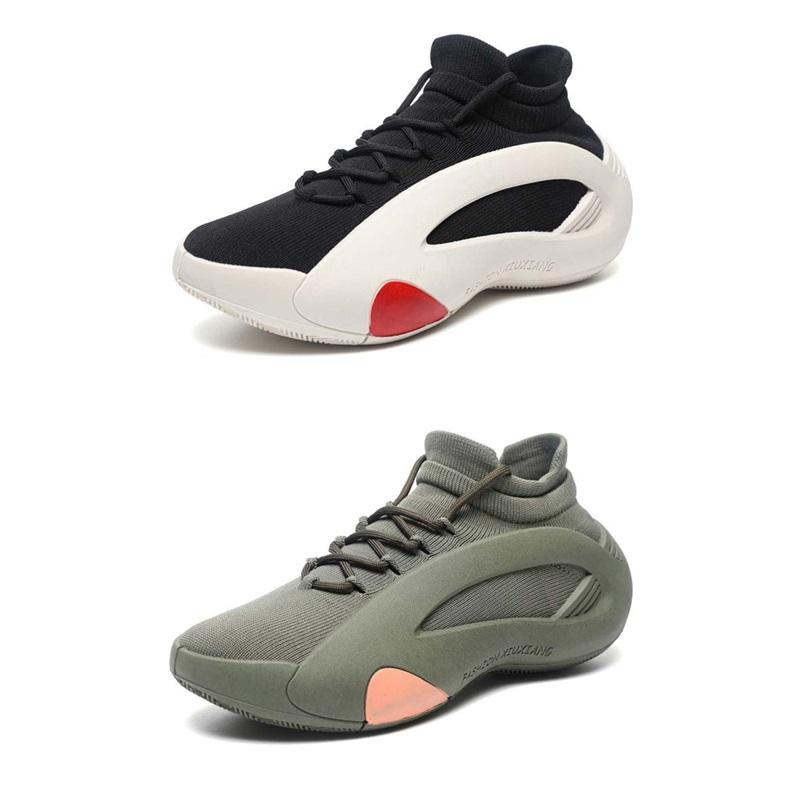 Men Sock Sneakers Knit High Top Casual Shoes Unique Thick Sole Fashion Street Athletic Trainers