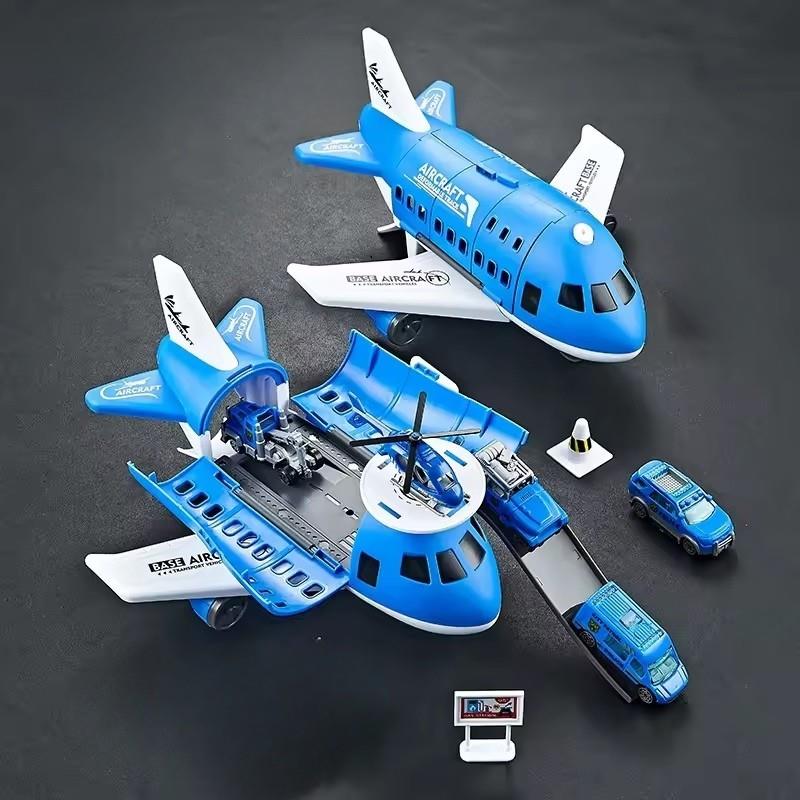 Police Transport Plane Foldable Parking Garage Car Police Car