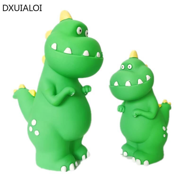 DXUIALOI Creative Color Painting Cartoon Cute Dinosaur Piggy Bank Children's Gift Fall Resistant Piggy Bank Home Decoration