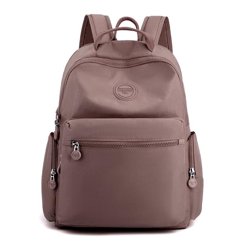 

Colorful Fox2025 new backpack fashion trend large capacity backpacking travel can set tie rod