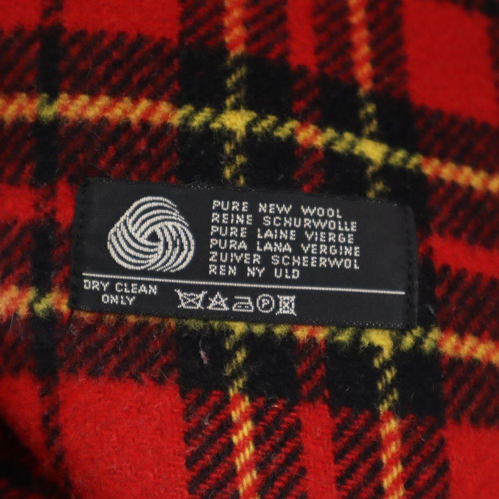 Gloverall 80s Wool Vintage Long Sleeve Duffel Coat USA-16 Back Check Women Used