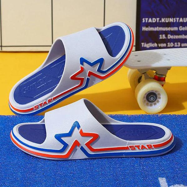 Zapatillas planas de suela suave para interiores de gran tamaño para primavera para hombre, zapatillas deportivas de playa de tacón grueso para verano al aire libre