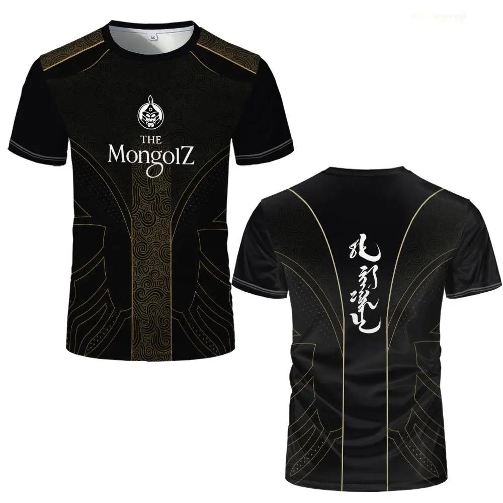 2026 Mongolia E-sports Team Training Uniform - Mongolia Team Club CS2 Player Customized T-Shirts for Men and Women