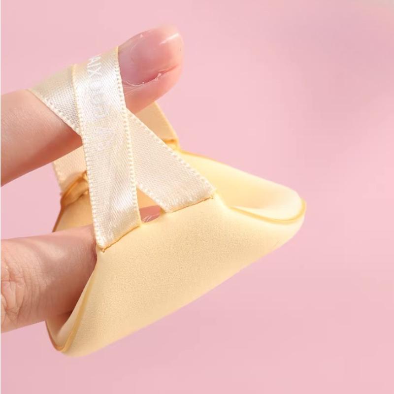 GUOXIAONIU 5pcs Air Cushion Puff Wet And Dry Reusable Sponge Puff For Foundation And Powder Makeup Tool With A Storage Case