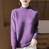 Women Sweater 100% Wool MODERN NEW SAGA Turtleneck Knit Pullover Thick Winter Jumpers Female Knit Tops
