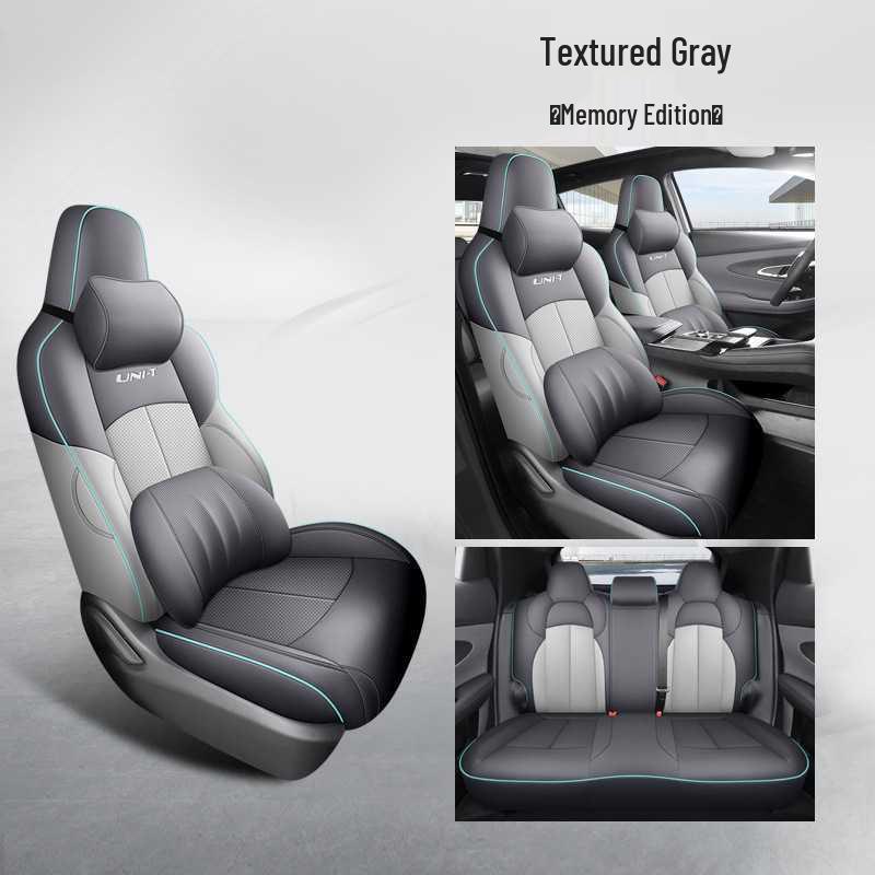 Universal Leather Car Seat Cushion for Five-Seaters - All-Season Model