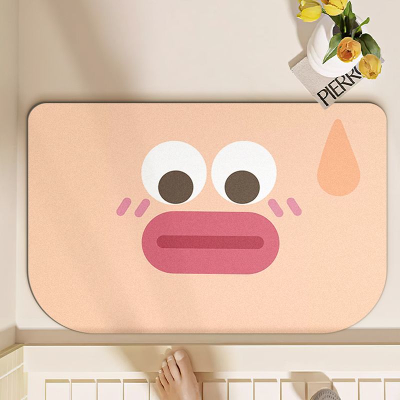 Kreskówkowy uroczy dywanik podłogowy do łazienki miękki dywanik chłonny z ziemi okrzemkowej gospodarstwo domowe toaleta drzwi toaletowe antypoślizgowa szybkoschnąca podkładka pod stopy