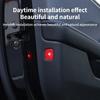 For Tesla Model 3/Y/3+ Highland 2025 Car Door Warning Light Strong Flashing Light Warning LED Lamp Anti-collision Accessories