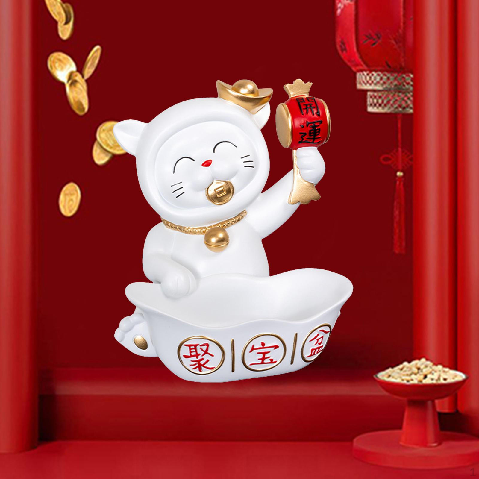 

Figurines Jewelry Storage Keys Holder Box Sculptures for Entrance Porch белый
