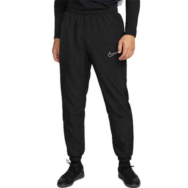 Nike Dri-Fit Solid Color Logo Joggers with Elastic Waist Men Bottoms Black DV9737-010