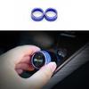 Center Console For Toyota Camry 2018- AC Switch Knob Cover Trim Blue Alloy