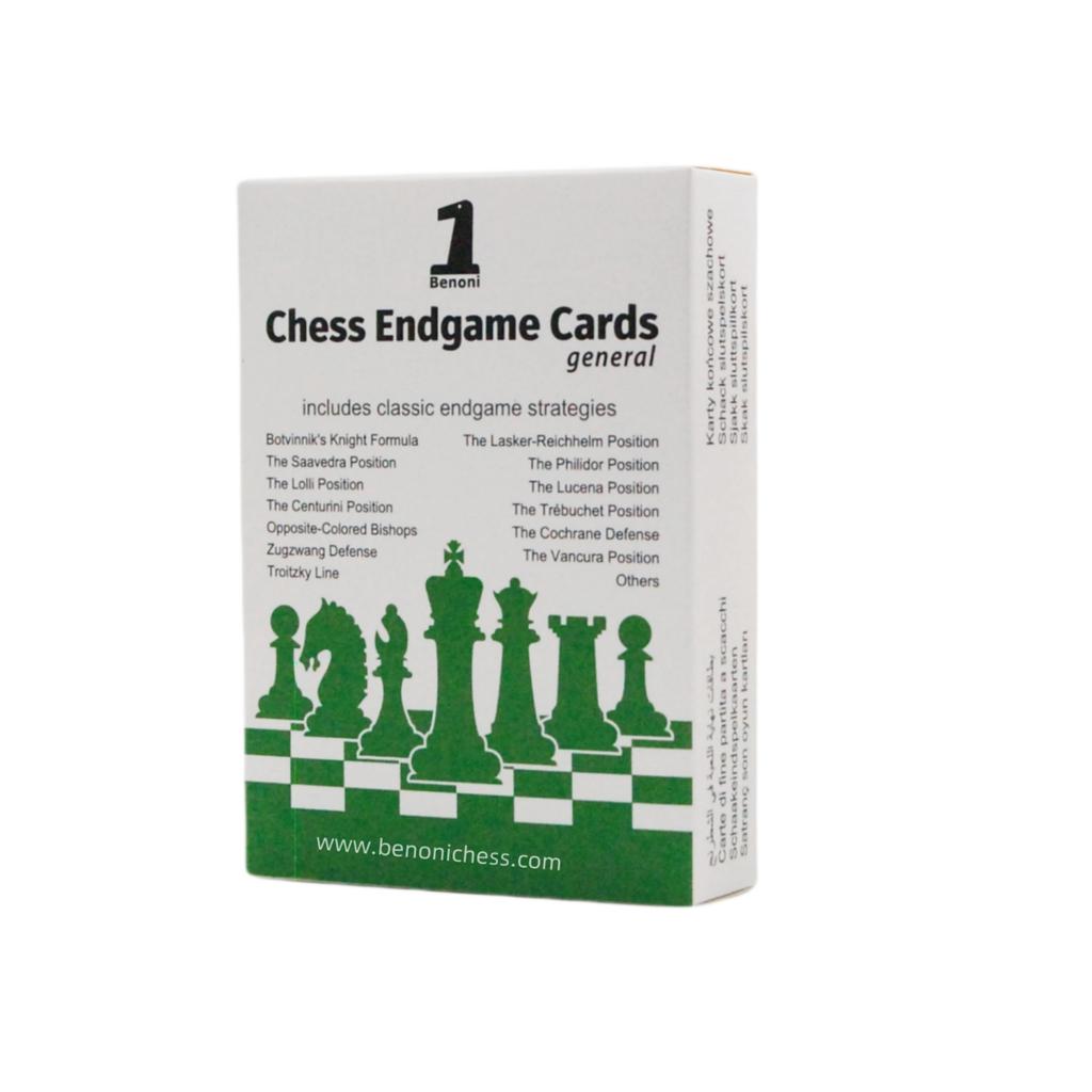 Benoni Chess Openings Cards -  Best Gift For Chess Lovers To Study Chess Strategy, Tactics, Opening Moves