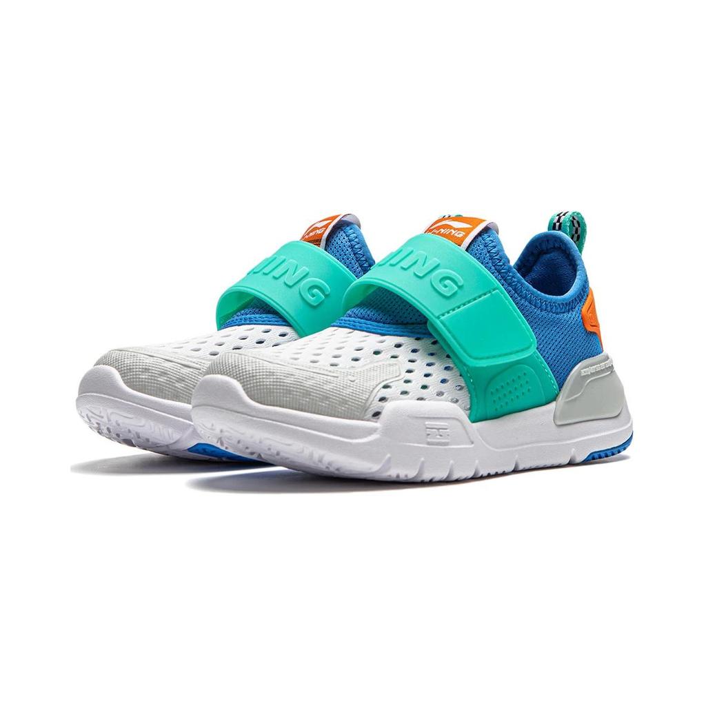 Li-Ning Cloud Kids Casual Shoes Kids Shoes Blue Gray Green YKNU040-17