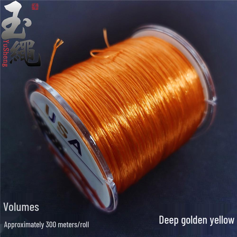 High-Grade USA Crystal Elastic Cord for Stringing Agate Bracelets - Flat Shape Tendon Rope