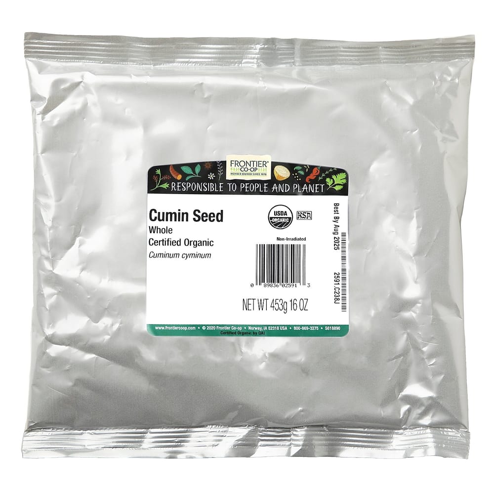 Frontier Natural Products Whole Cumin Seed 453g (16oz)