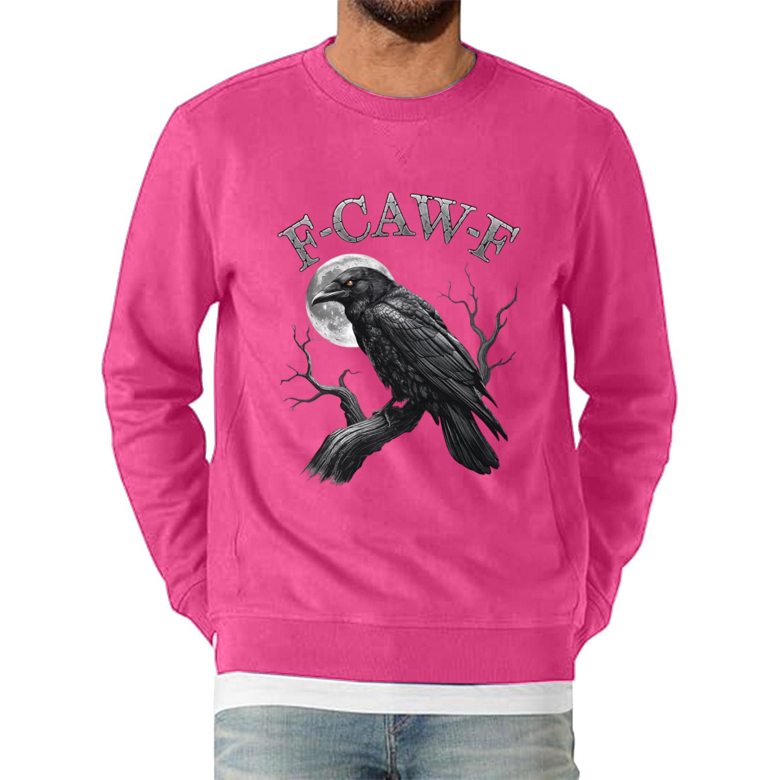 

Men s Fashion Casual Printed Short Sleeve Round Neck Pullover Tops L розовый