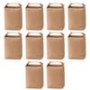 10x Rice Storage Bag Sealable Kraft Paper Bag For Long-lasting Freshness Dried Fruit Flour Bag Etc