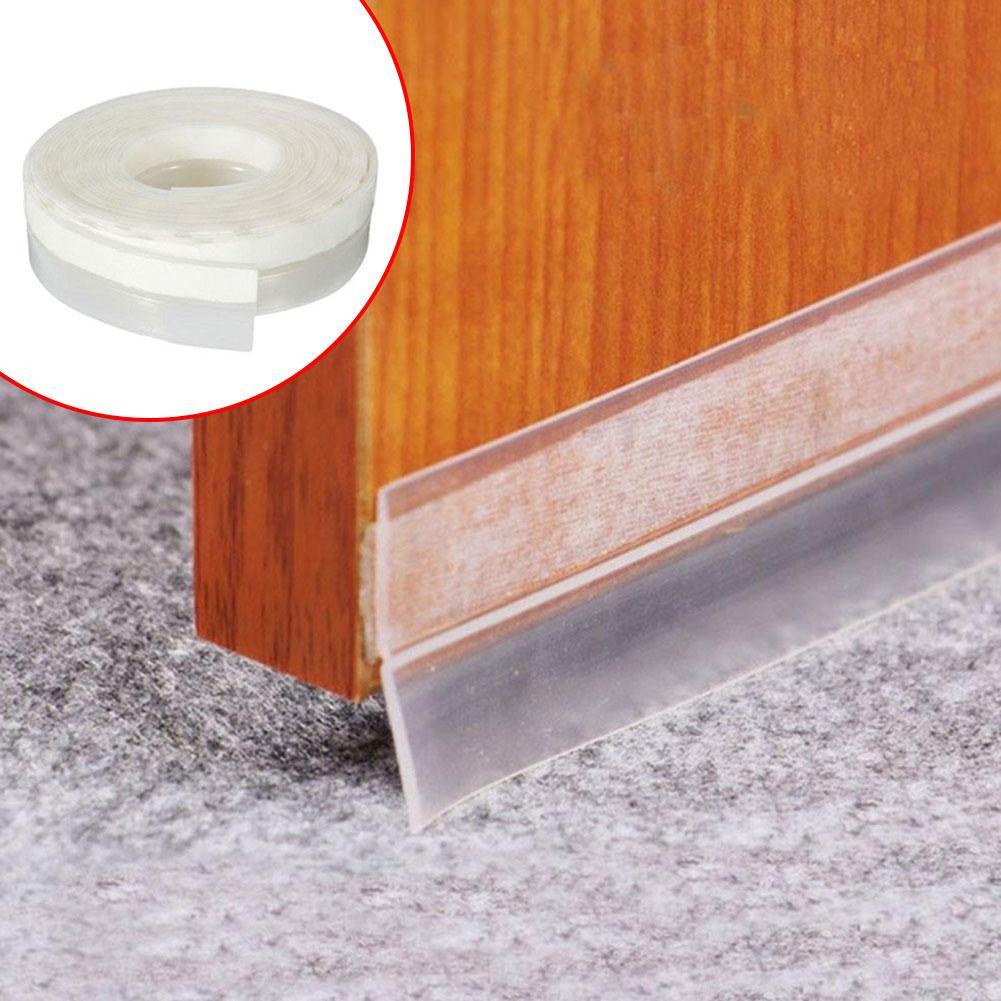 Self Adhesive Door And Window Sealing Strip 35mm Door Bottom Windproof Paste Window Insulation Glass Door Sound Insulation