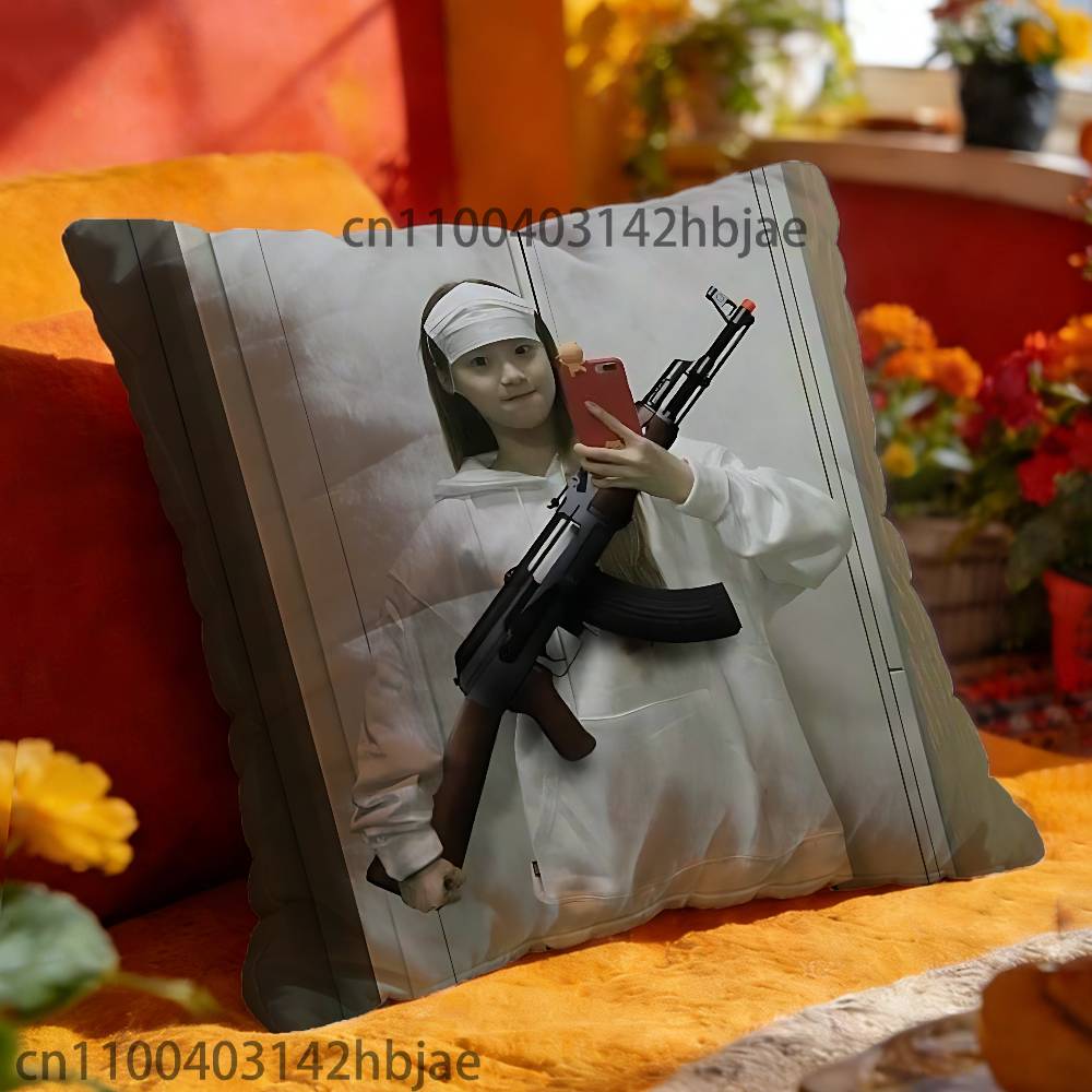 Singer C-Chuu Throw Pillow Case For 45x45cm 55x55cm 30x30cm Square Car Pillowcase Home Bedchamber Decor Gift