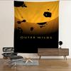 1 Outer Wilds Map Tapestry 2D Flat Print SciFi Home Decor Gamer Room Wall Hanging Practical Eye Catching Durable Fun Functional