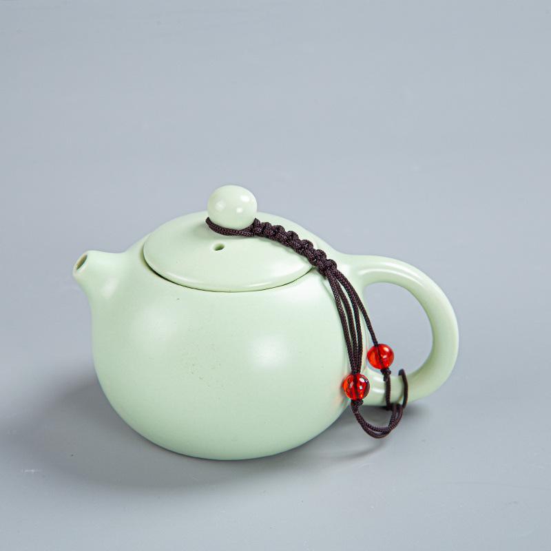 Ceramic Kung Fu Tea Set, Teacup Set, One Pot and Two Cups, Dingyao Kuaike Cup Gift.