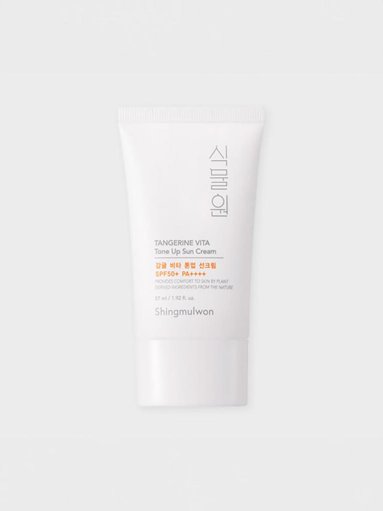 Pflanzenbasierte Mandarine Vita Tone-Up Sonnencreme