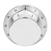 Kitchen Mechanical Timer 304 Stainless Steel Magnetic Suction Chef Cooking Timer Clock White
