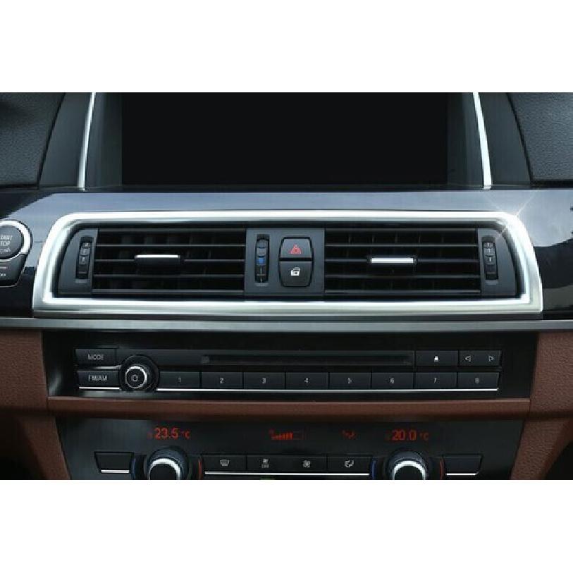 Air Outlet Vent Cover Matte Silver 2011-17 Central Console Fit For BMW 5 Series