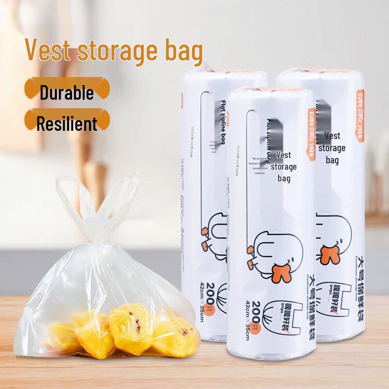 Vest-Style Food Storage Bags