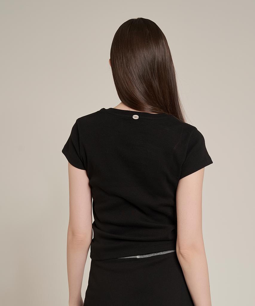 Iteoneolmomeonteu Basic Milano T-Shirt _ Black