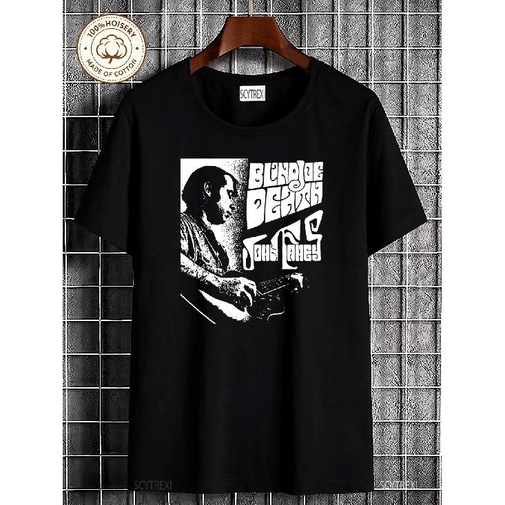 T Shirt Print John Fahey Blind Joe T Shirt Tee GWTH Graphic Slightly Stylish Casual Streetwear Soft Homme Comfortable Breathable Top for Casual S