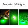 12V LED Green Underwater Submersible Night Fishing Light Crappie Shad Squid