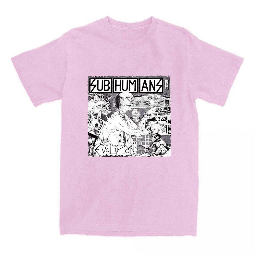 Punk Band SubhuUnisexs Tshirt Short Sleeve Cotton Summer Teeshirt Casual UnisexWomen Heavy Unisextal Tshirts Gothic Fashion Unisex Tee