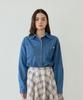 Hillioteu Soft Washed Denim Shirt_Indigo