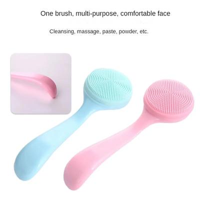 Soft Silicone Face Cleaning Brush Remove Makeup Blackhead Remover Portable Beauty Tools Facial Cleansing Brushes Beauty