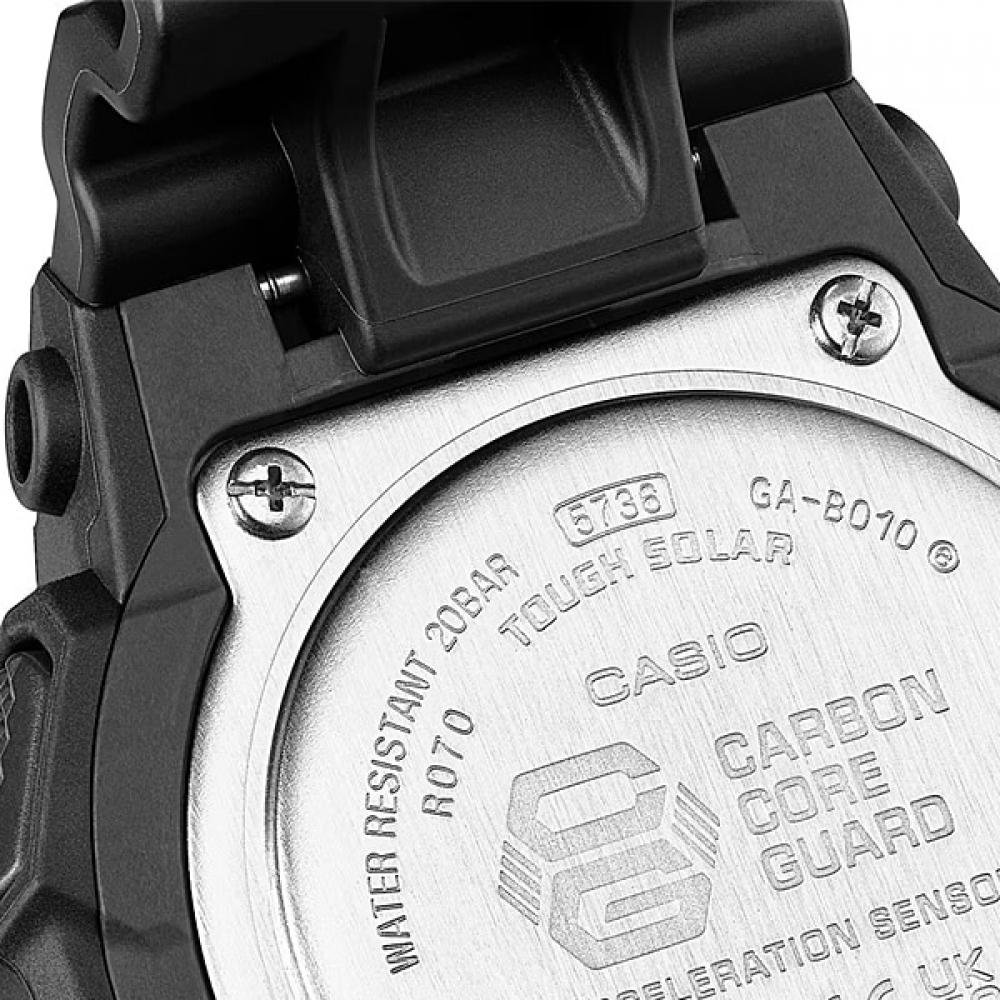 Casio G Shock G Shock Black And Electro Green Ga b010beG 1ajf