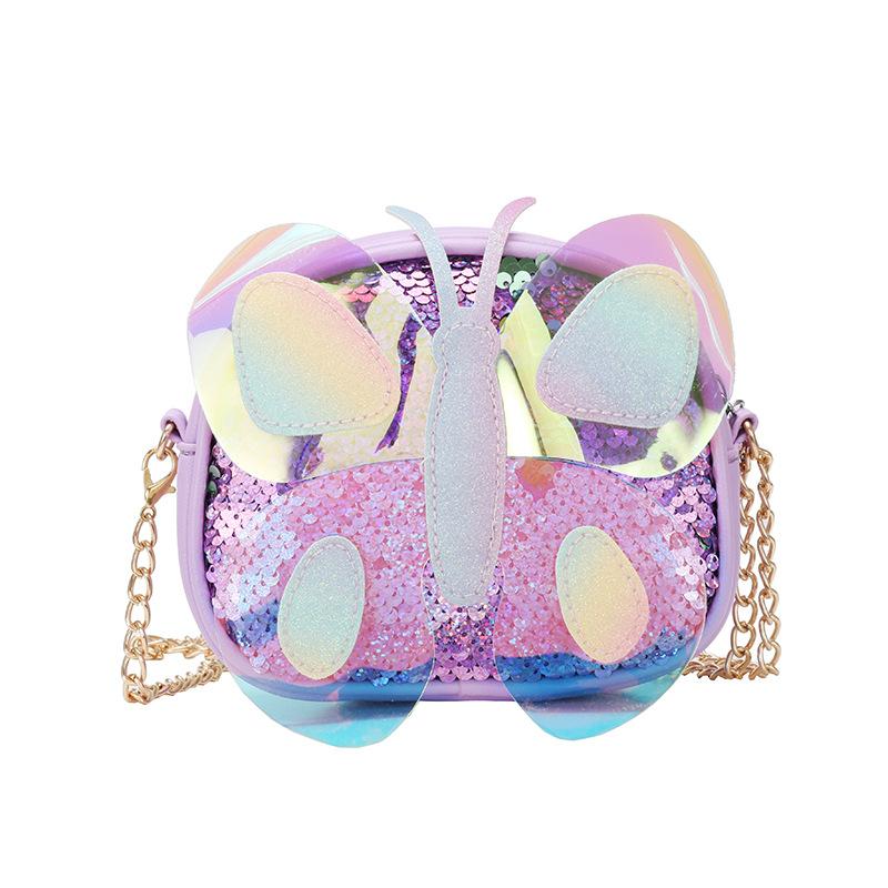 

Kids Leather Purses And Handbags Cute Girls Butterfly Crossbody Bags Kawaii Child Baby Messenger Shoulder Bag