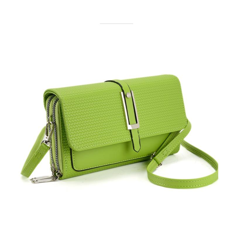 New Color-Block Women Bag - Retro Zipper Crossbody Phone Purse Fashion Versatile Shoulder Bag for Daily Chic Style