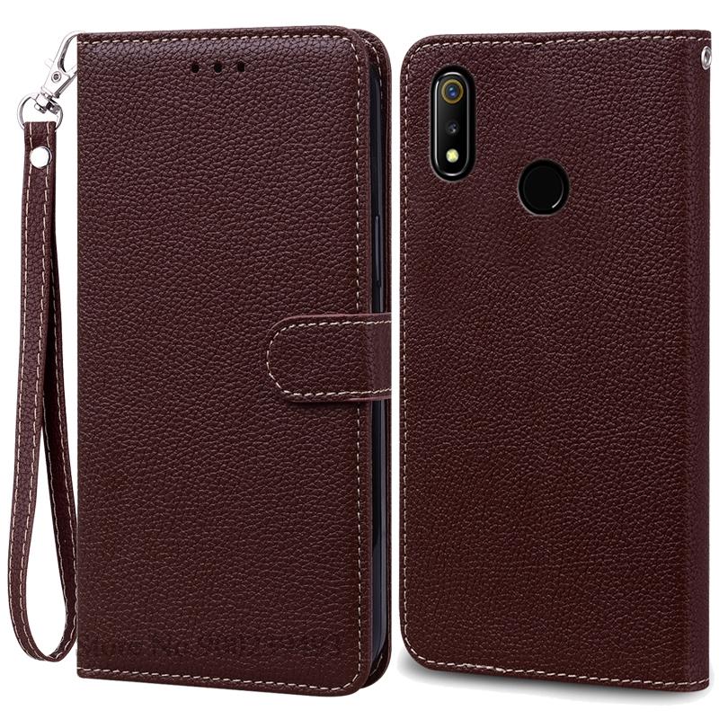 For Realme 3 Case Soft Pu Leather Flip Wallet Case For Realme 3 Pro Case Phone Cover For Realme 3 Pro Coque Fundas Bumper
