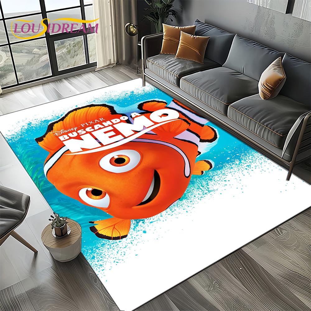 27 Style Cute Finding Nemo Cartoon Sea World Carpet Rug for Bedroom Living Room Home Sofa Decoration,kids Large Decor Floor Mat